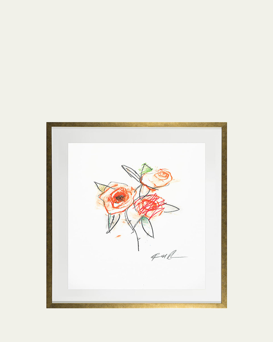 "Orange Rose - Flower 6" Giclee by Robert Robinson